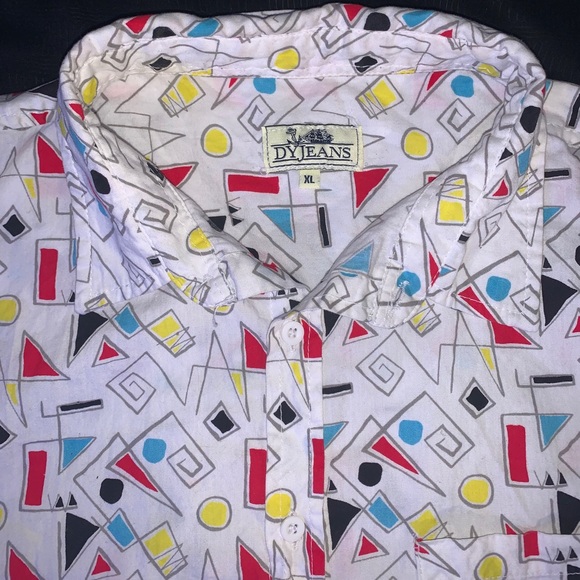 Abstract Button Down Shirt - Picture 2 of 3
